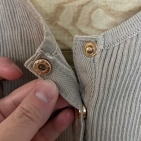 Love Tree size Large Tan Color Super Stretchy Spaghetti Strap Thong Bodysuit - Picture 4 of 10